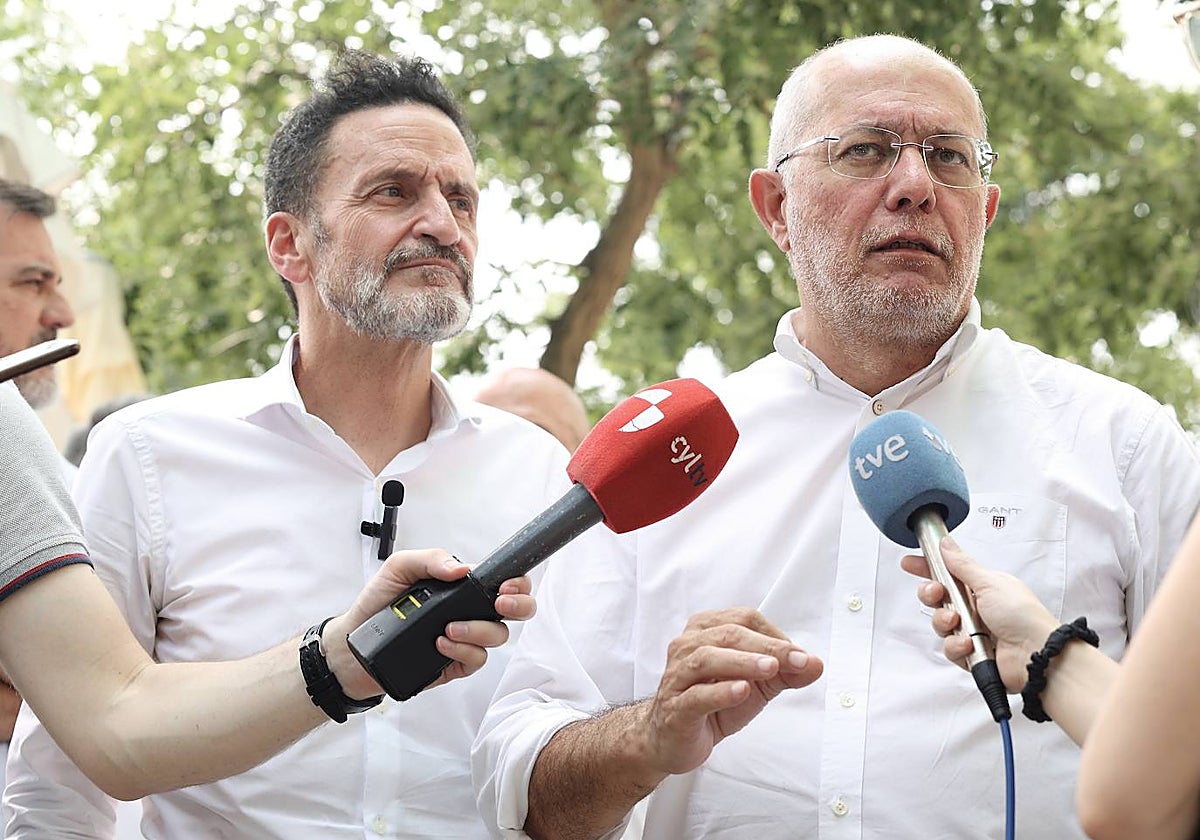 Francisco Igea, junto a Edmundo Bal, en una imagen de archivo