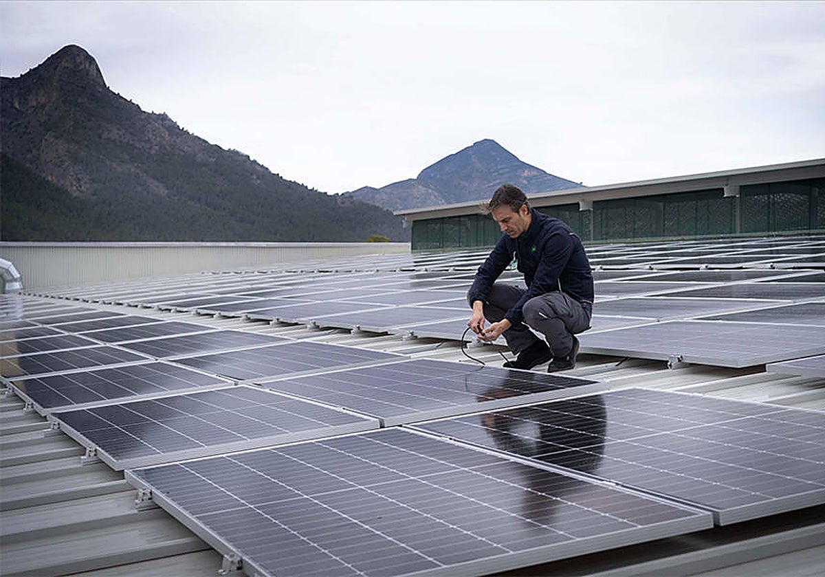 Imagen de un trabajador de Mercadona