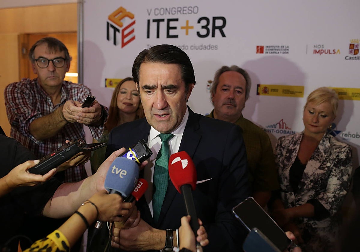 Suárez-Quiñones, durante su comparecencia ante los medios