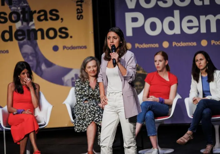 Irene Montero, el 16 de septiembre en el acto “Contigo podemos” en el Teatro Fernando de Rojas