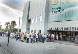 La expectación ante la reapertura del Palau de la Música de Valencia agota las entradas de los primeros conciertos