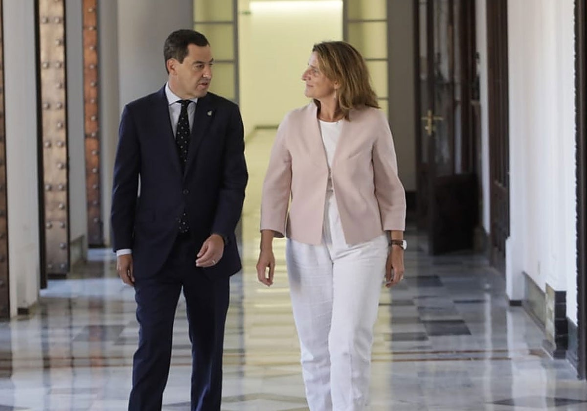 Moreno y Ribera, en el Palacio de San Telmo