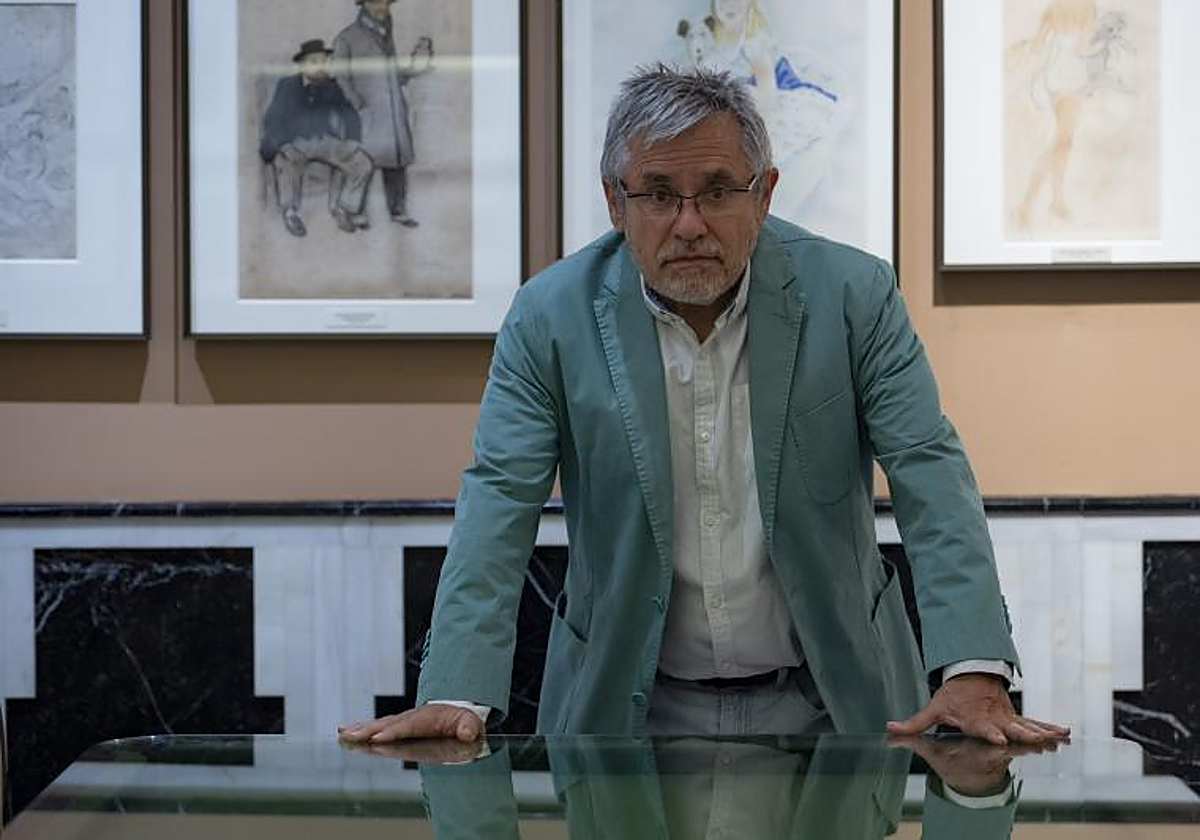 Félix Ovejero, profesor titular de Economía de la Universidad de Barcelona, en una imagen para ABC, en abril de este año