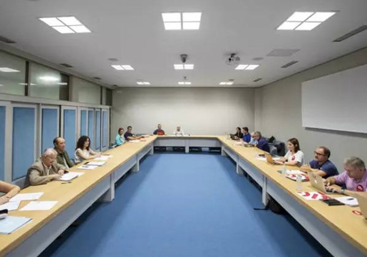 Imagen de la Mesa Sectorial Docente no universitaria que se celebra esta semana