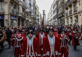 Procesión cívica por el 9 d'Octubre en Valencia: horario y nuevo recorrido