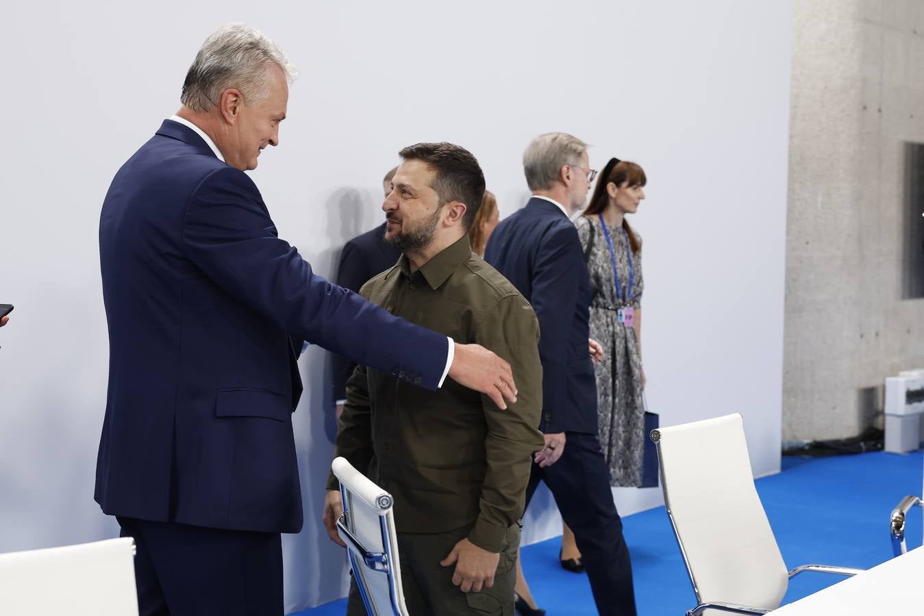 Zelenski, en su visita este jueves a Granada para la cumbre internacional