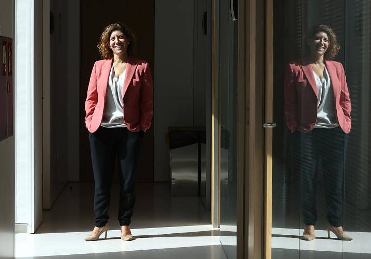 Fiscal de Seguridad Vial Natalia Izquierdo durante la entrevista a ABC