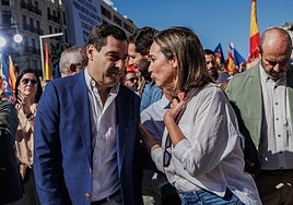 El presidente de la Junta de Andalucía, Juanma Moreno, estará en el acto contra la amnistía este domingo en Barcelona