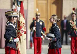 Felipe VI recuerda a Leonor en su jura de bandera que «la Corona simboliza la unidad y permanencia» de España