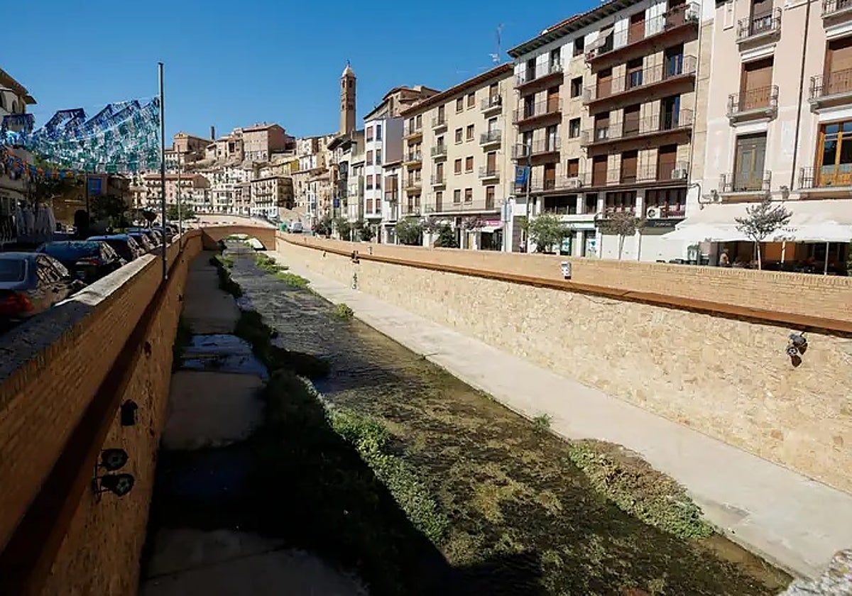 Vista del río a su paso por Tarazona