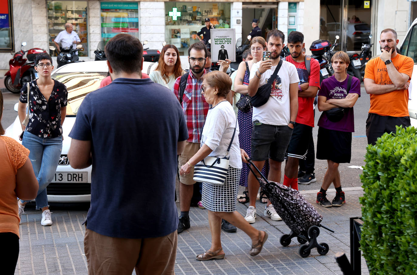 Fotos: La protesta por el retraso en el cobro del bono de alquiler joven