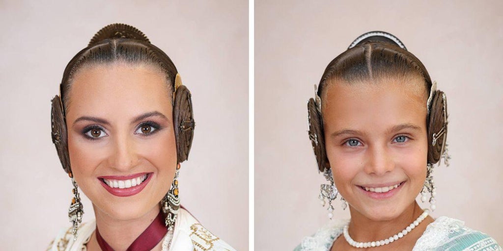 Estela Arlandis y Marina García, Fallera Mayor y Fallera Mayor Infantil de Valencia en 2024