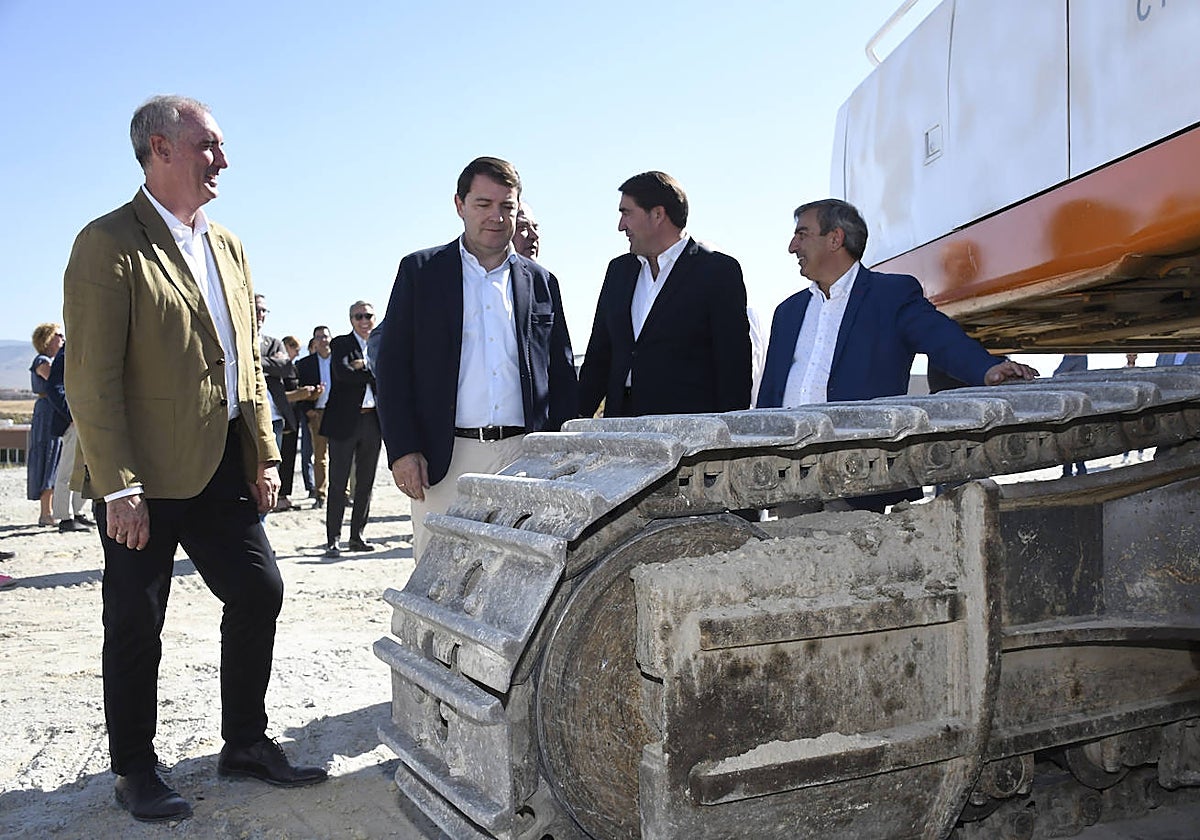 Mazarías, Fernández Mañueco, Suárez-Quiñones y Arranz, este miércoles en Segovia