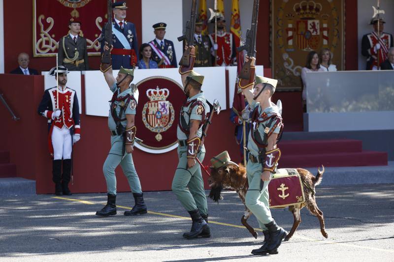 El chivo Pacoli, durante su paso por delante de los Reyes