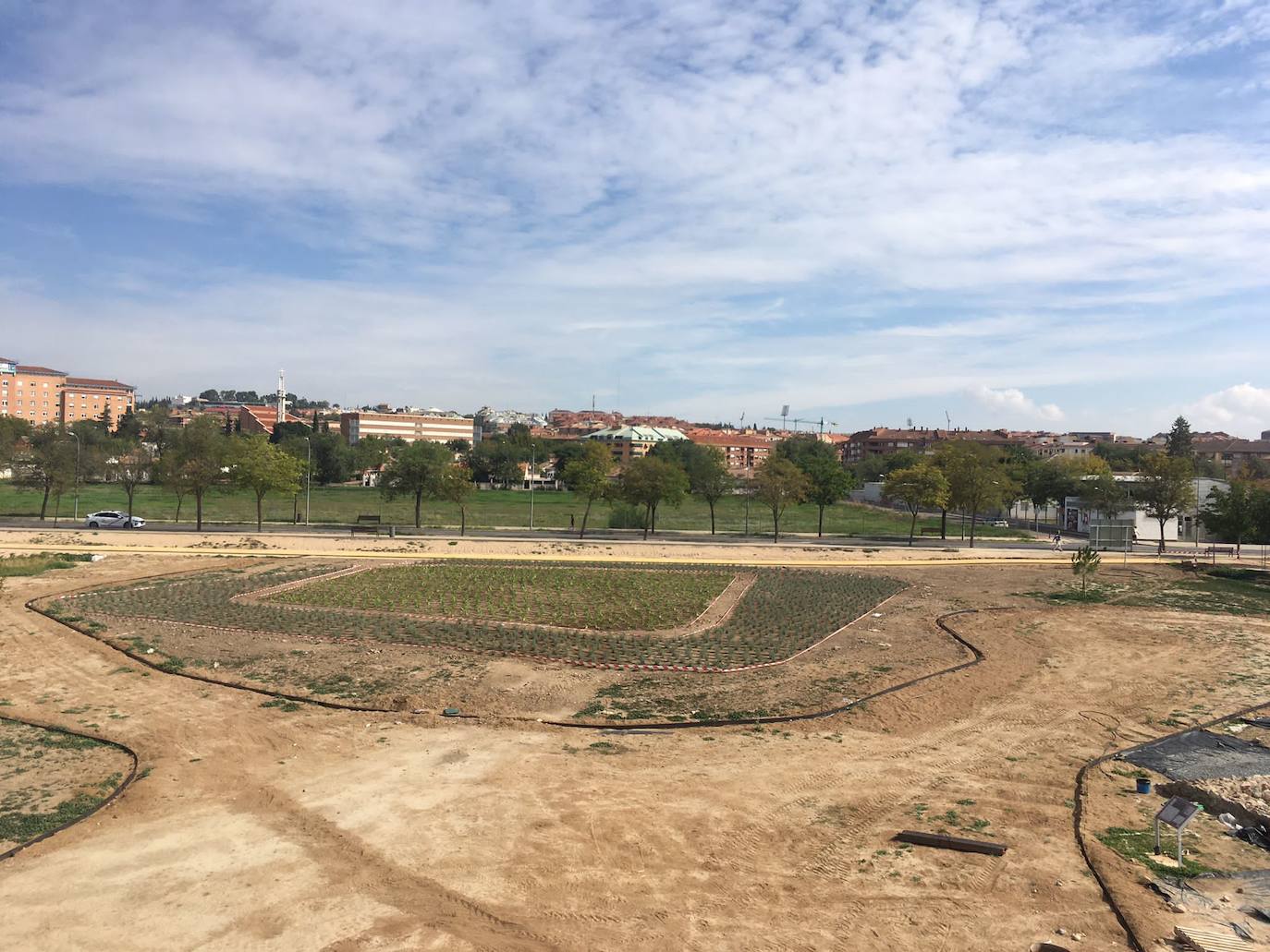 Las imágenes de las obras en Vega Baja