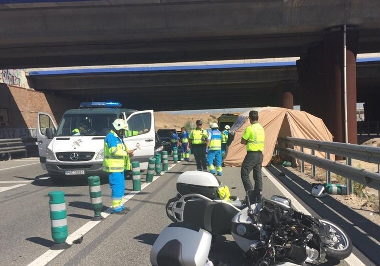 Accidente de tráfico en carreteras de Toledo