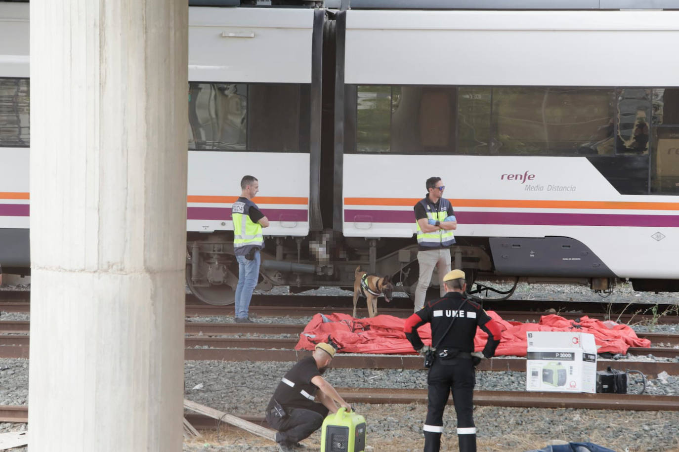 Aparece el cuerpo de Álvaro Prieto entre los vagones de un tren en Sevilla