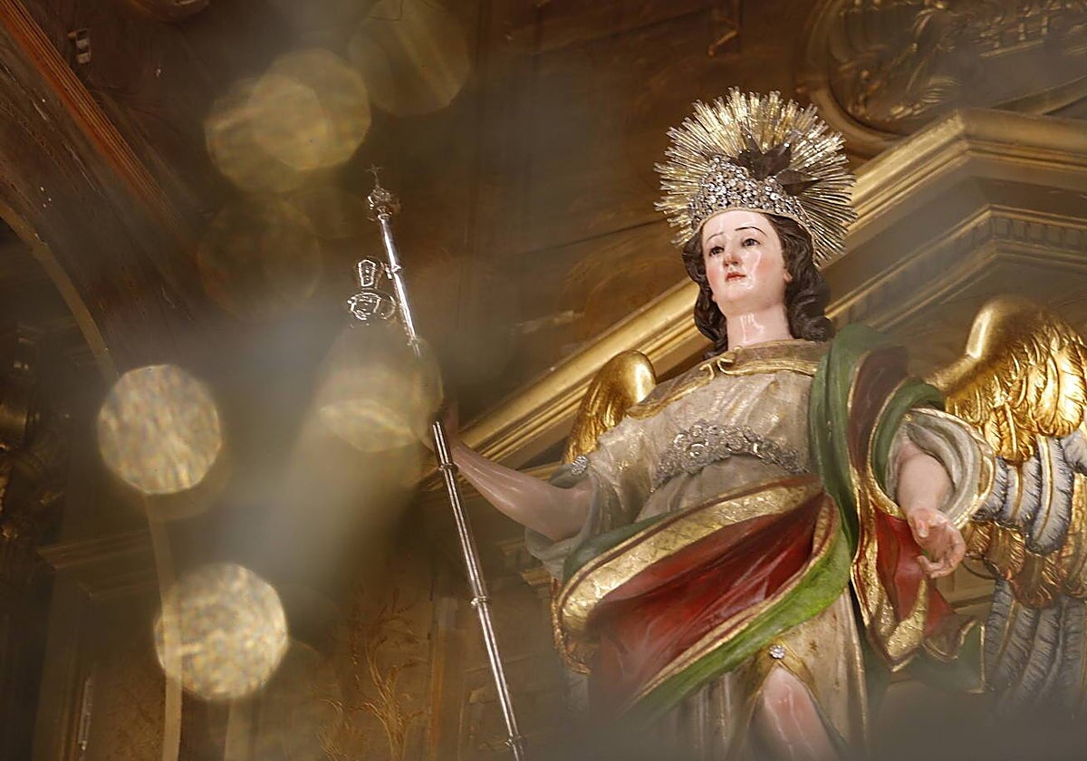 El Arcángel San Rafael, en la iglesia del Juramento