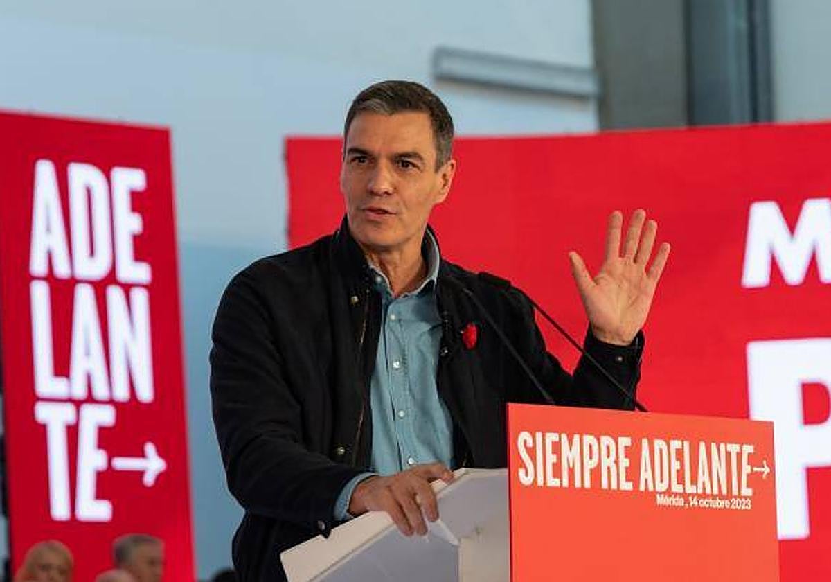 El presidente del Gobierno en funciones, Pedro Sánchez, negocia la amnistía para el secesionismo