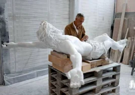 El Papa bendecirá un Cristo de mármol del escultor cordobés Marco Augusto Dueñas