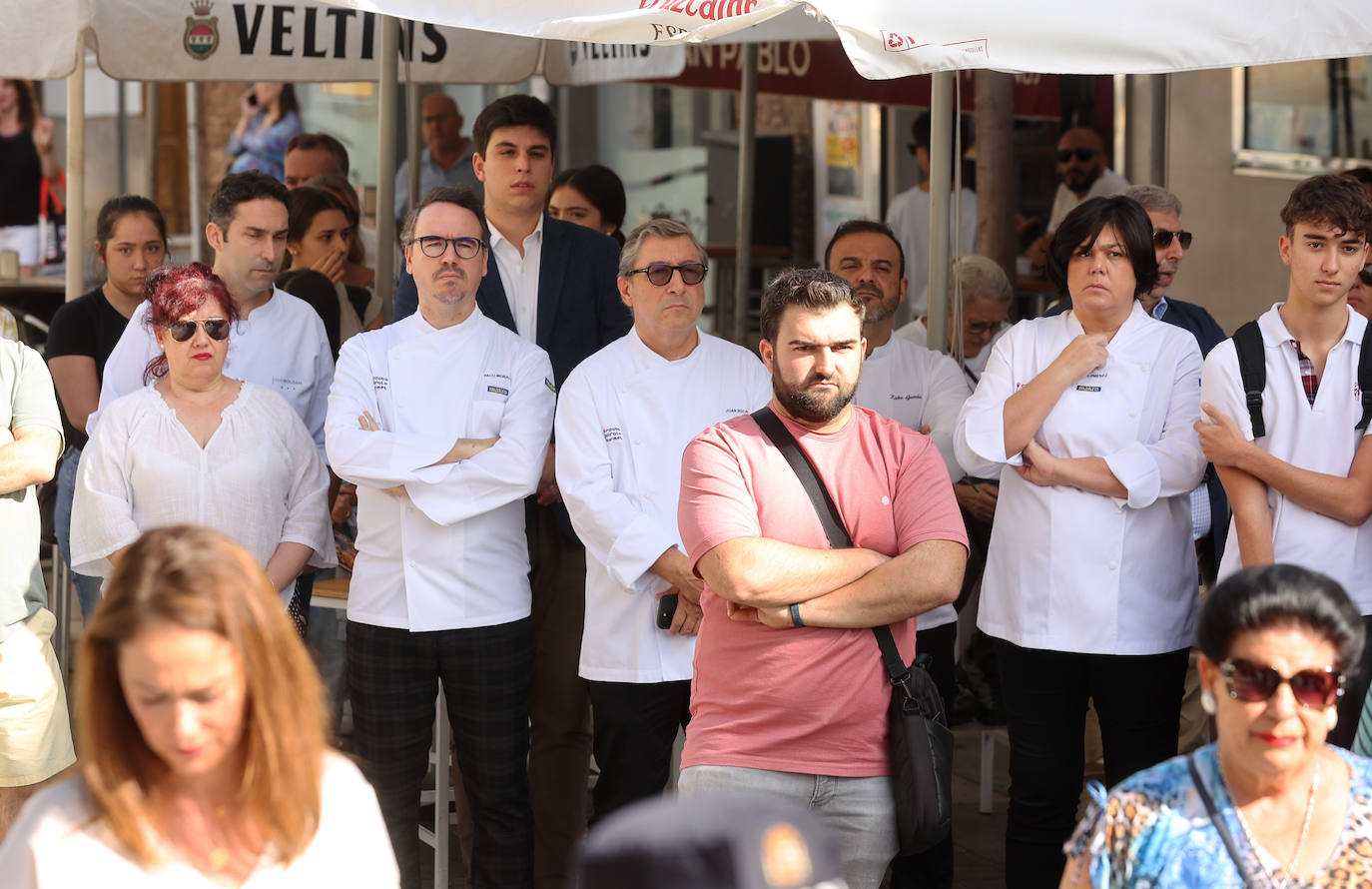 Fotos: Los emotivos minutos de silencio en memoria de Álvaro Prieto