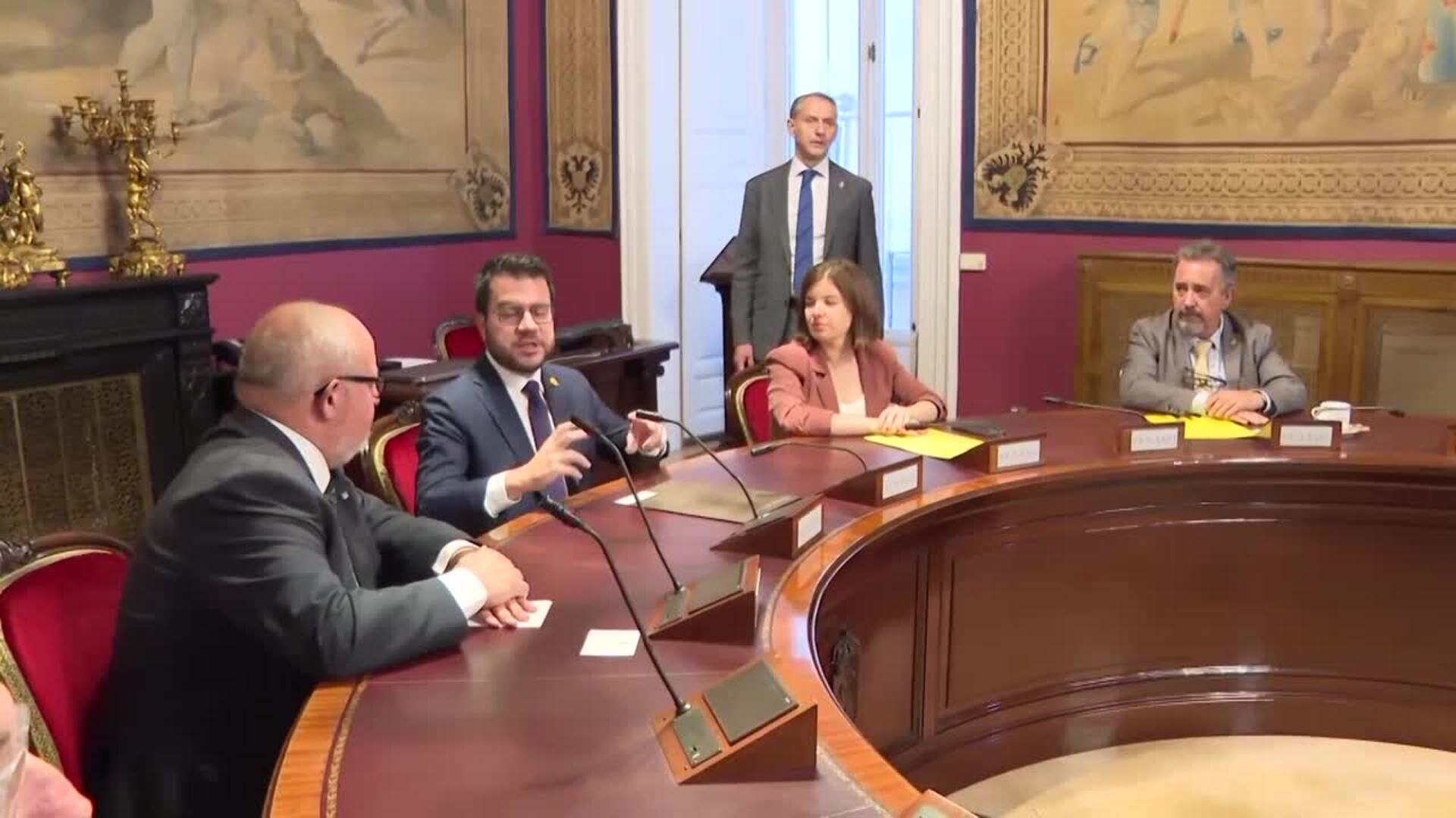Así ha sido la intervención de Pere Aragonès en el Senado