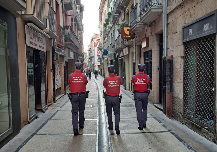 Imagen de archivo de la Policía Foral de Navarra