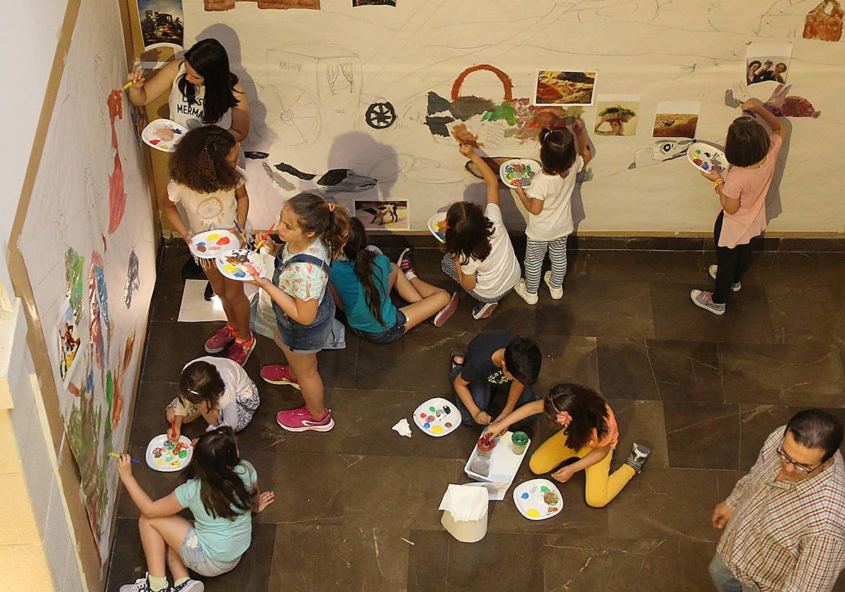 Imagen de los talleres del MARQ para las visitas de los escolares