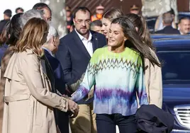 La llegada de la Familia Real al Pueblo Ejemplar de Asturias, en imágenes