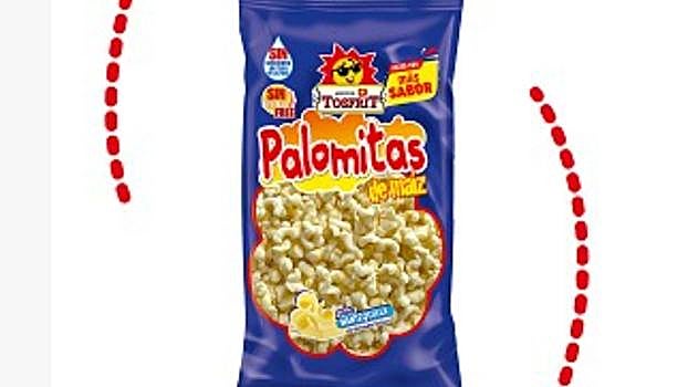 Palomitas de maíz de la marca Tosfrit