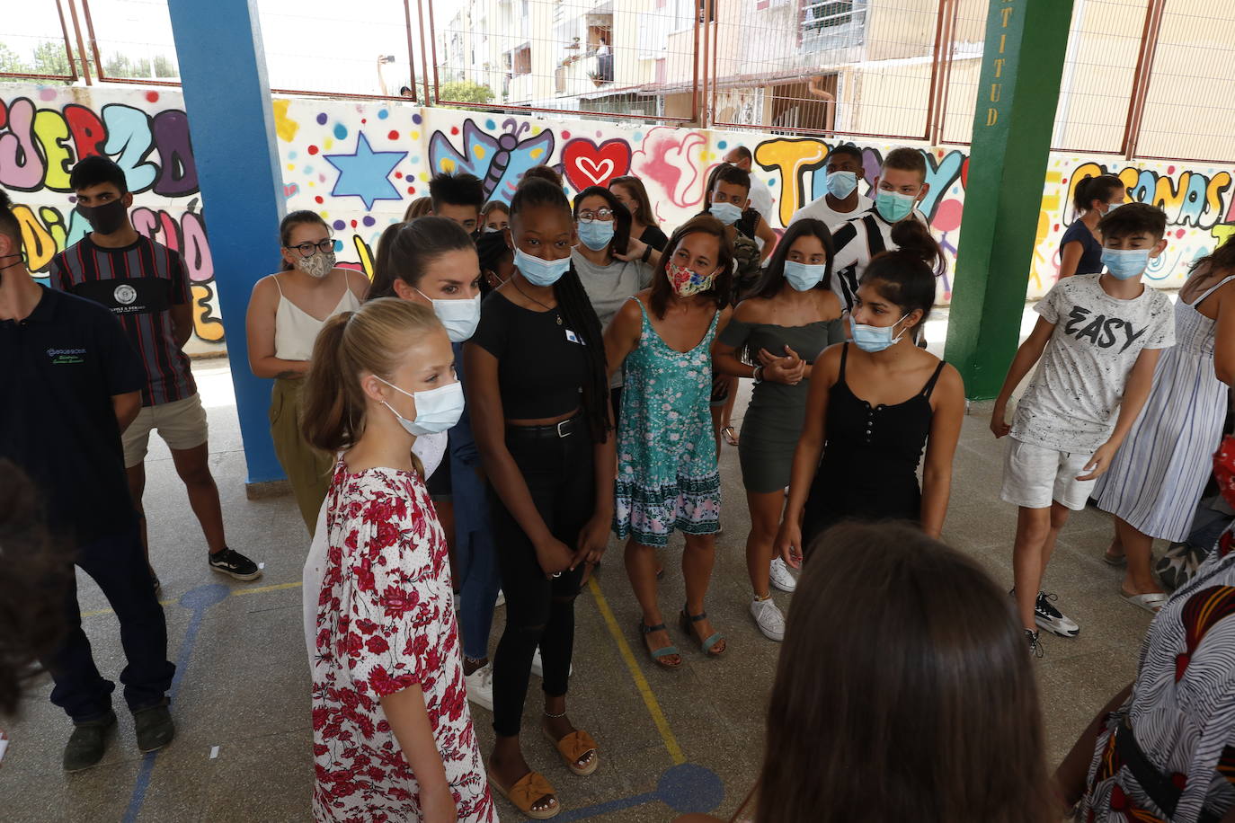 11 de agosto de 2020. Visita al centro socioeducativo Naüm Hermanas de la Caridad de San Vicente de Paúl