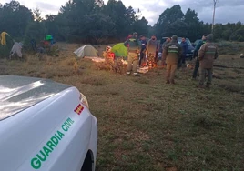 Desalojan otro campamento ilegal de recolectores e incautan 386 kilos de setas en Soria