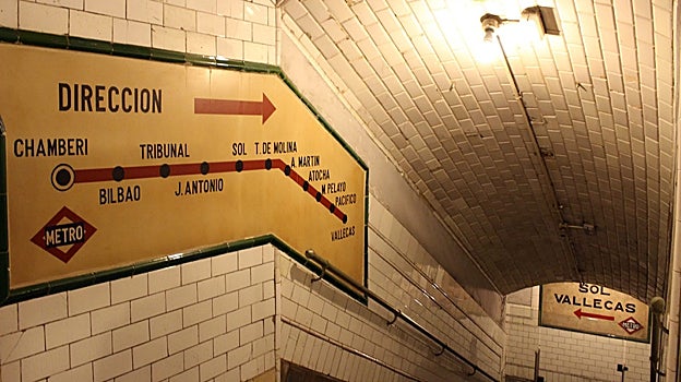 Interior de la Estación de Chamberí