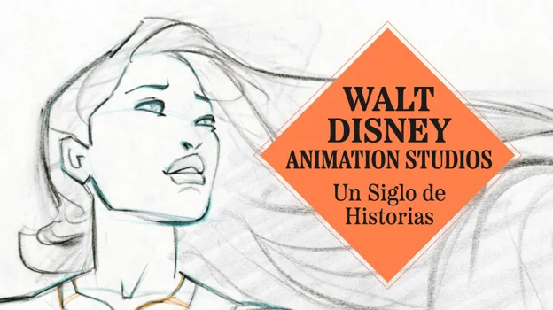 Cartel de la exposición 'Walt Disney Animation Studios: Un siglo de historias'