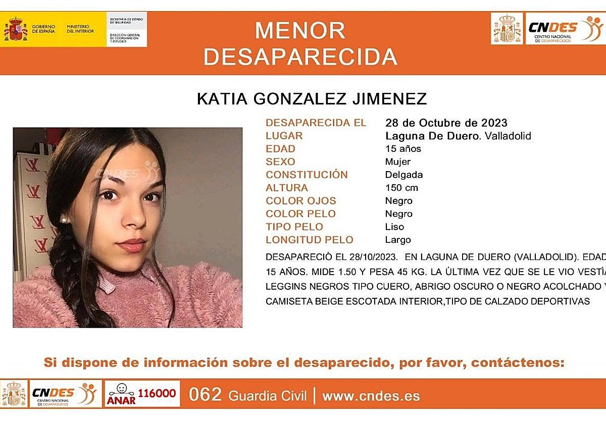 Buscan a una menor de 15 años desaparecida desde este sábado en Laguna de Duero (Valladolid)