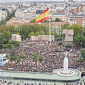 Más de cien mil personas claman en Colón contra la amnistía
