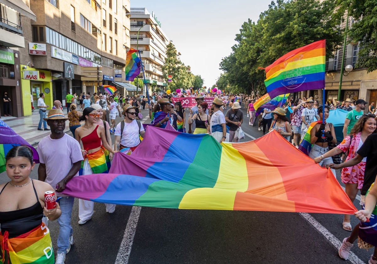 Manifestación por los derechos LGTB en Sevilla