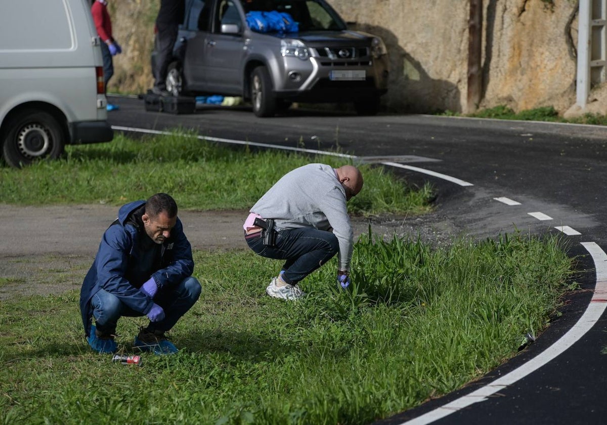 Localizan tres casquillos con huellas en el escenario del tiroteo mortal de  Arteixo