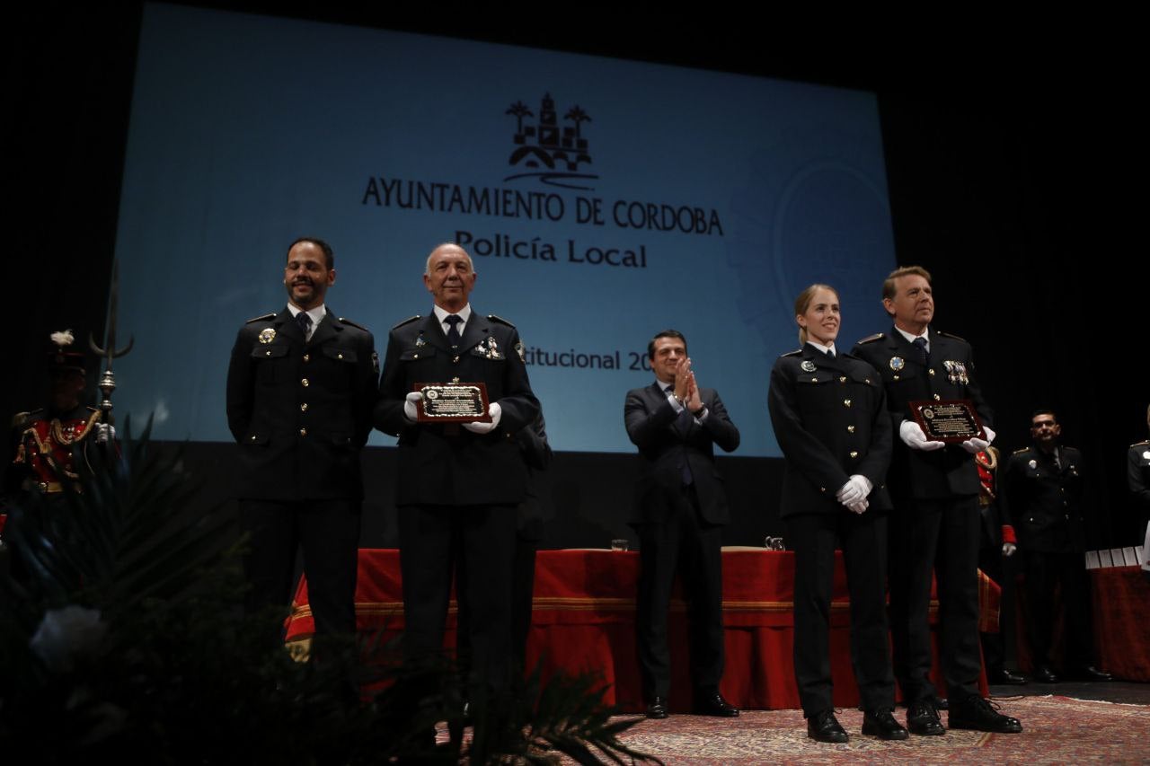 Fotos: La sobria celebración del patrón de la Policía Local de Córdoba
