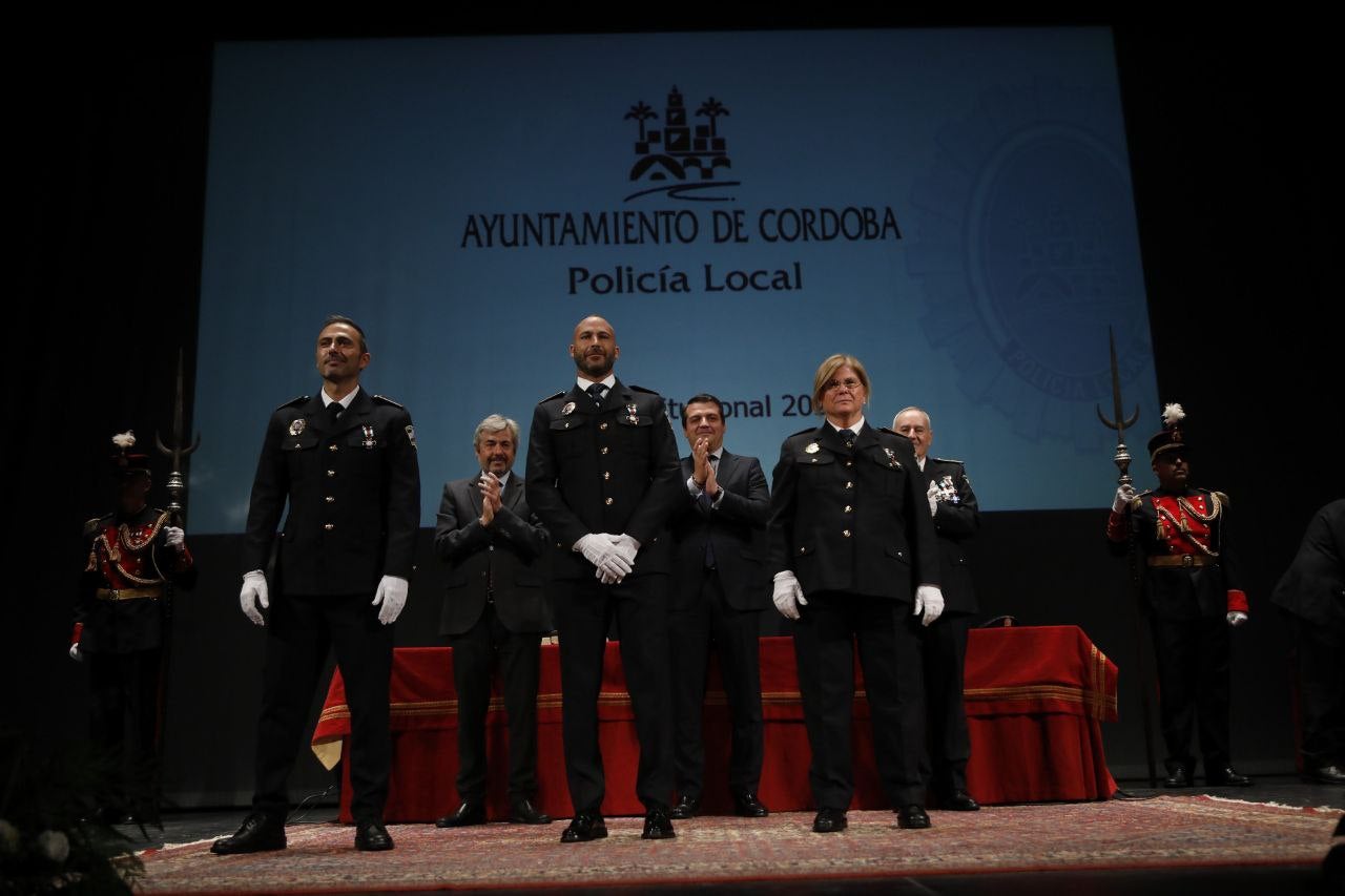 Fotos: La sobria celebración del patrón de la Policía Local de Córdoba