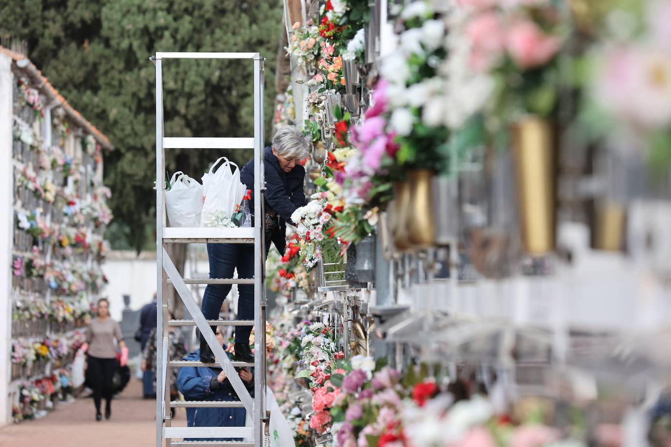 Fotos: Los cementerios de Córdoba se llenan de vida el Día de Todos los Santos