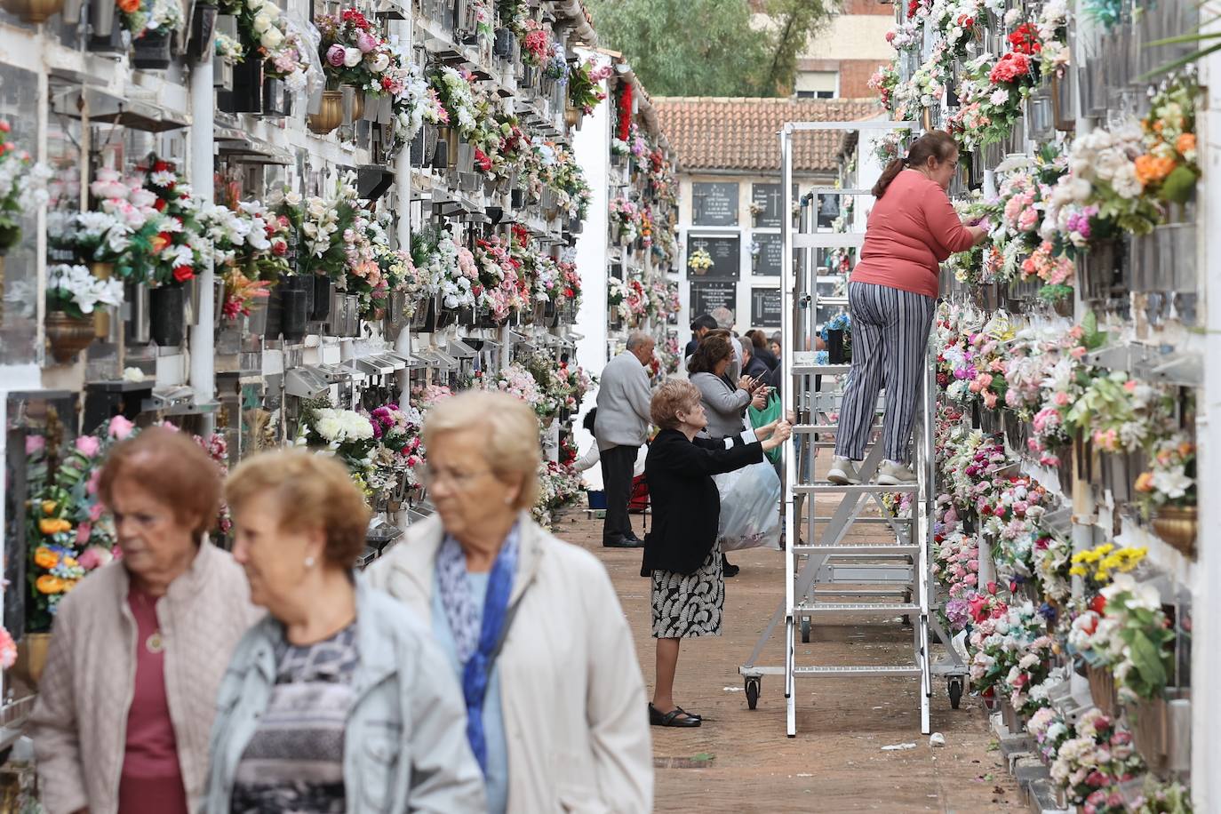 Fotos: Los cementerios de Córdoba se llenan de vida el Día de Todos los Santos