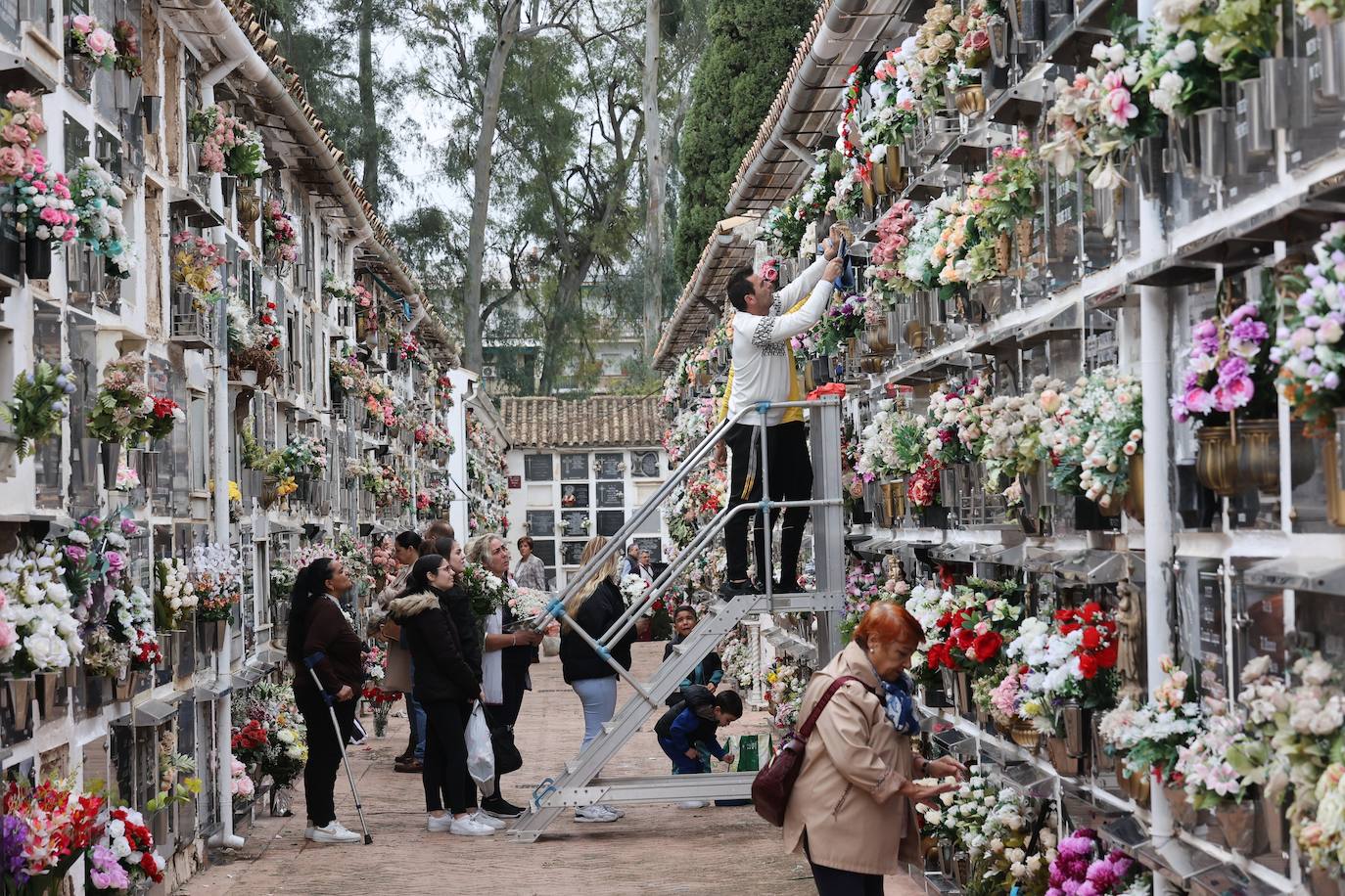 Fotos: Los cementerios de Córdoba se llenan de vida el Día de Todos los Santos