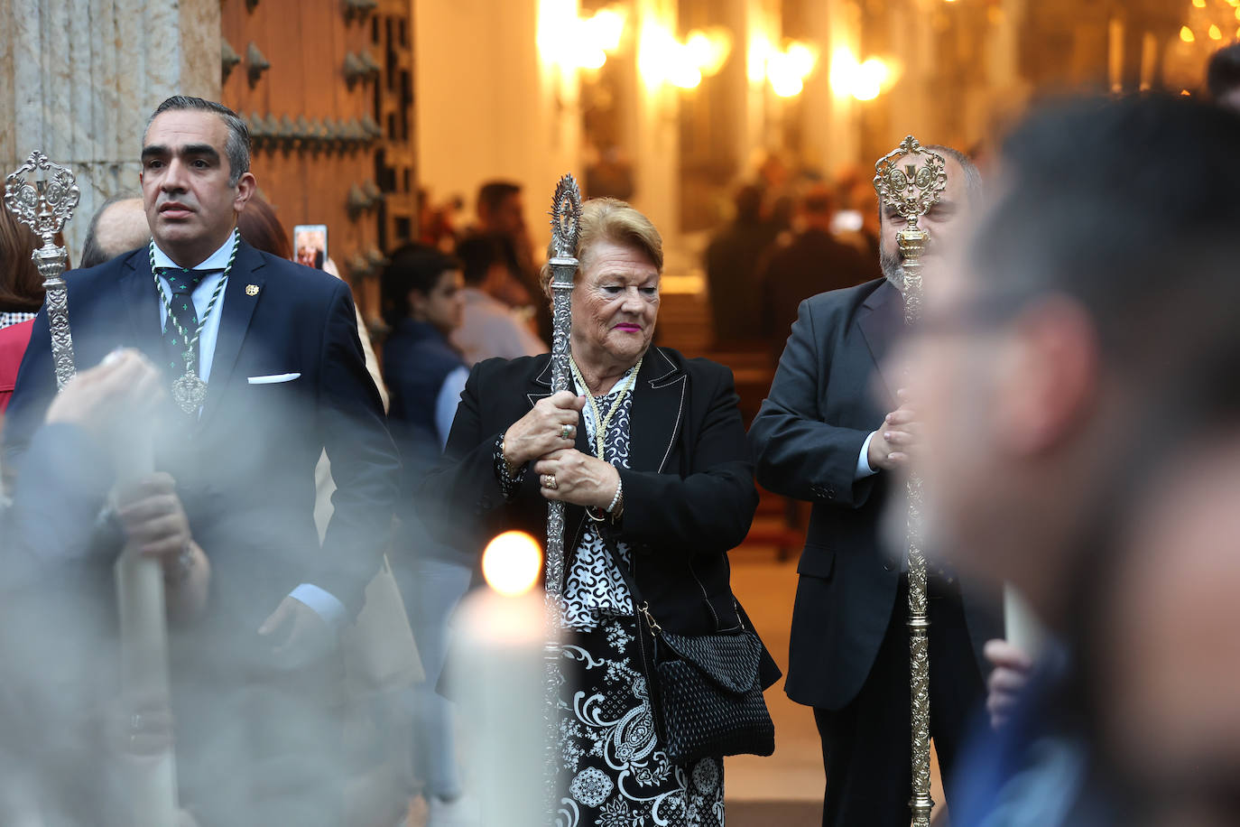 Fotos: Sobriedad y recogimiento en la procesión de la Virgen del Amparo en Córdoba
