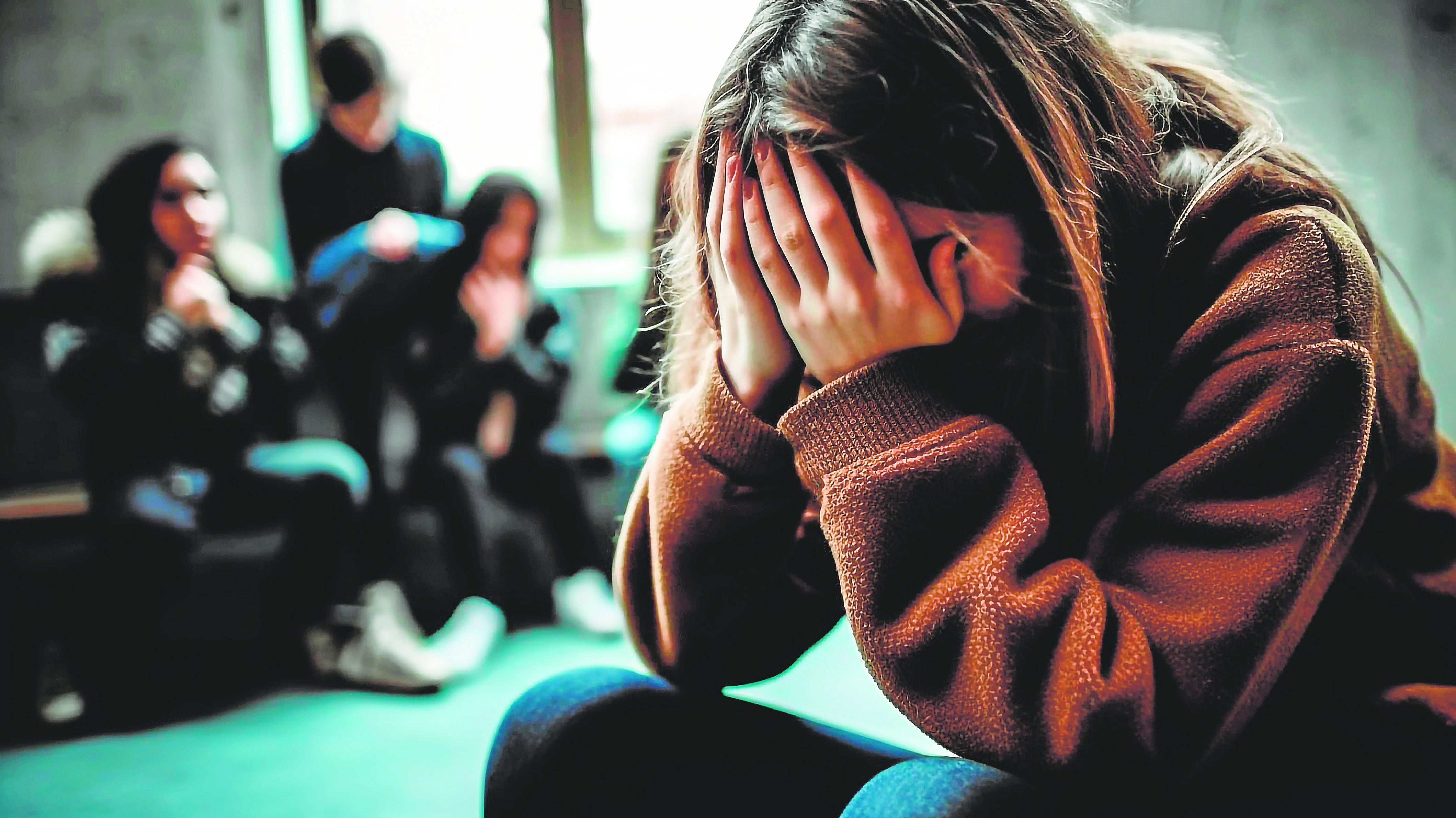 Recreación de una imagen de acoso escolar