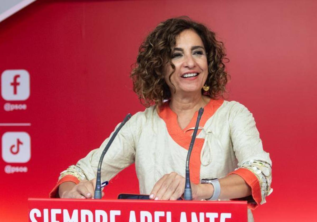 La ministra de Hacienda en funciones, María Jesús Montero