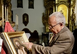 Santonja elogia la «impecable, exhaustiva y exigente» restauración del 'Ecce Homo' de Santa María la Mayor en Béjar (Salamanca)