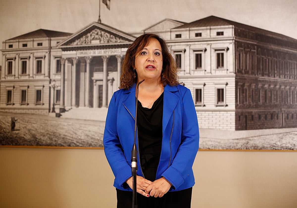 La portavoz de los socialistas europeos, Iratxe García