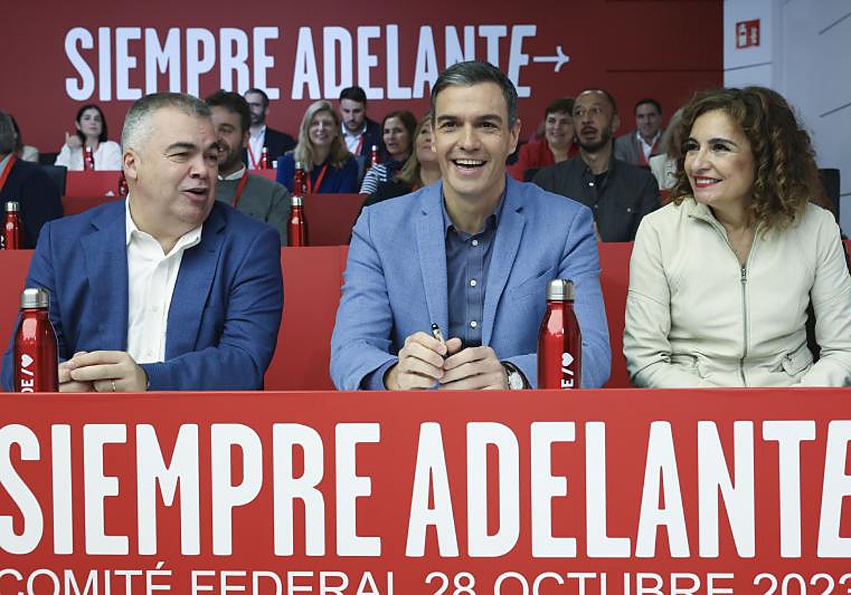 Pedro Sánchez en el Comité Federal del PSOE en el que presentó su propuesta de amnistía