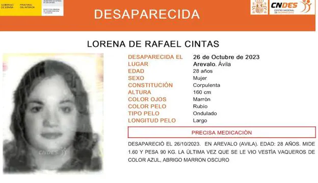 Cartel del Centro Nacional de Desaparecidos